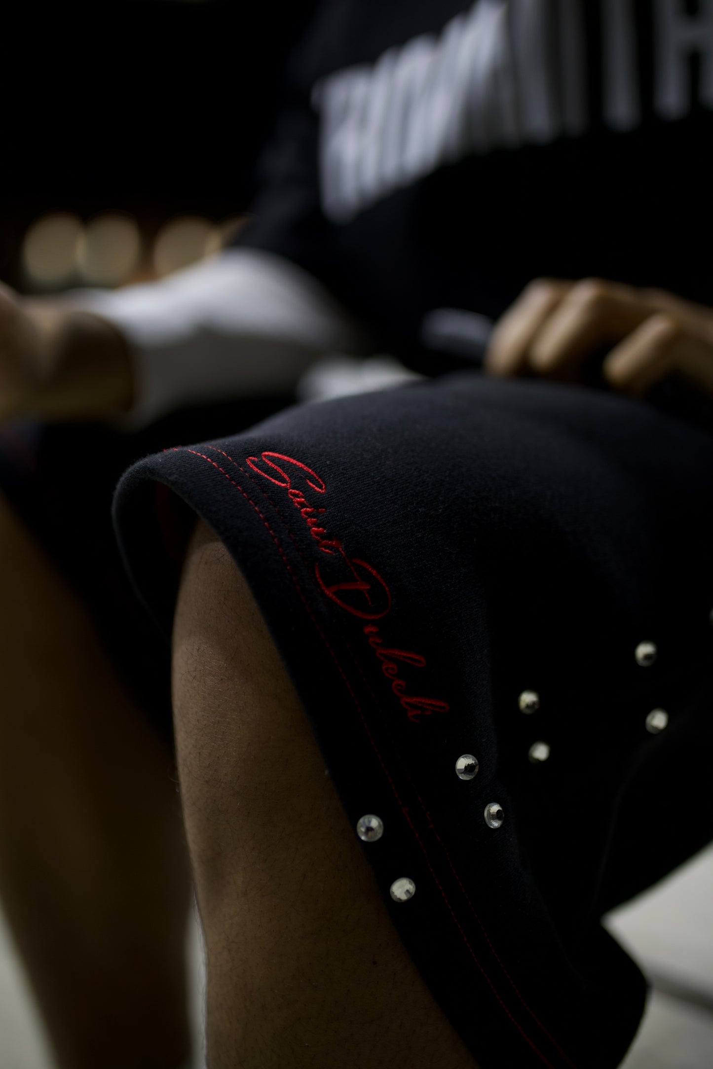 Calati “Red” Stitched Shorts