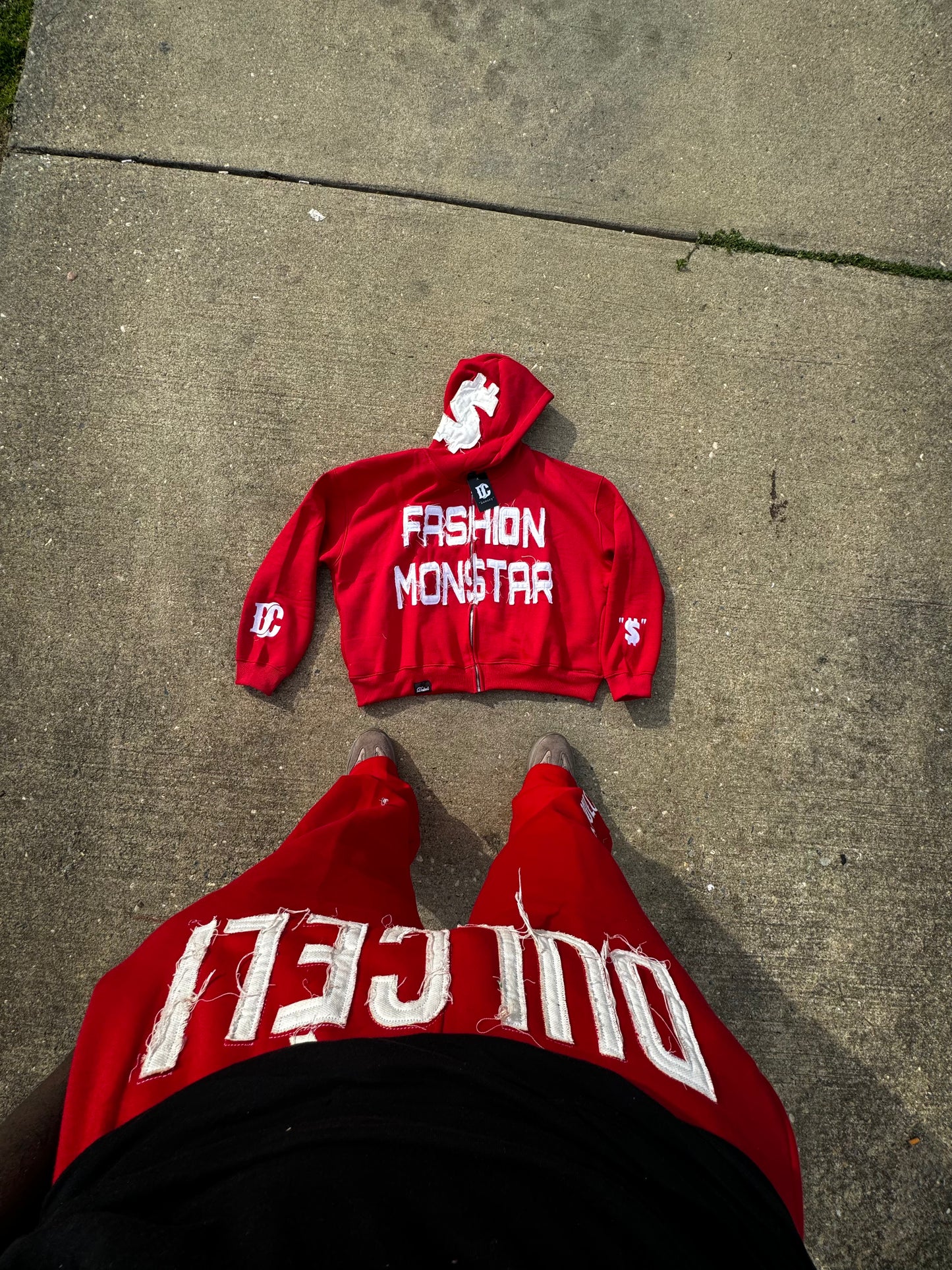 “VERMILION MON$TAR” SWEATSUIT V2
